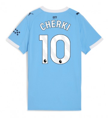 Manchester City Rayan Cherki #10 Hjemmebanetrøje Dame 2025-26 Kortærmet